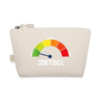 Cortisol Low – Entspanntes Anti-Stress Design - Bio-Täschchen - Natur - Vorne