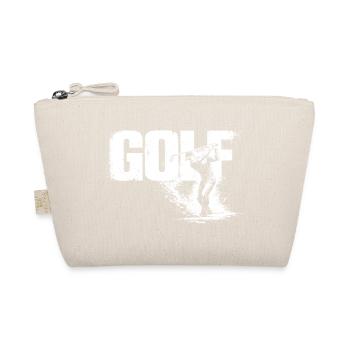 Golf Shirt Golf Fashion Activated Golfer Gift - Organic Pouch - nature - Front