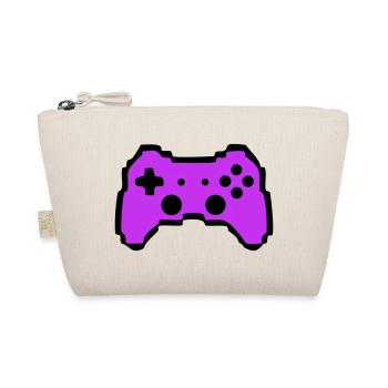 Retro Gamepad Controller Gamer - Bio-Täschchen - Natur - Vorne