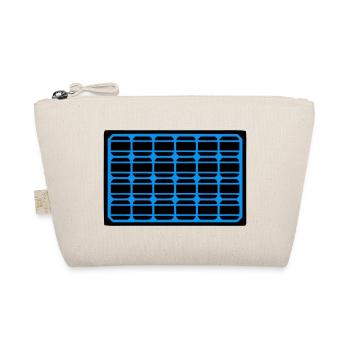 Solar Panel Photovoltaic Icon - Organic Pouch - nature - Front