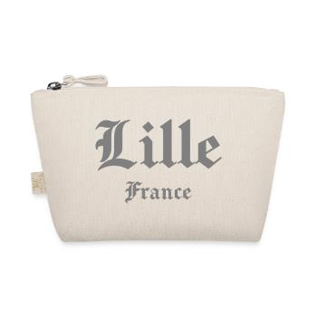 Lille France Gothic - Organic Pouch - nature - Front