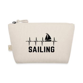 Sailing battement de coeur voile voilier sailboat  - Trousse biologique - nature - Devant