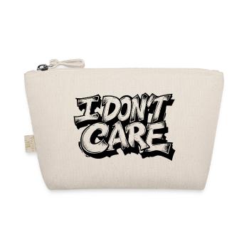 Mir egal, Graffiti, Text, Design, Streetwear, Tippfehler, - Bio-Täschchen - Natur - Vorne