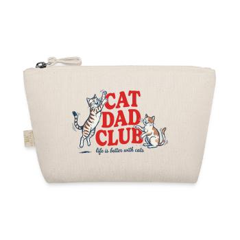 Club de Papa Chat - Drôle de Papa Chat Rétro - Trousse biologique - nature - Devant