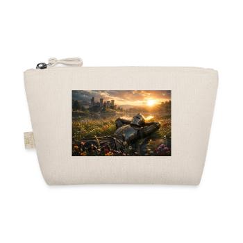 Sunset Knight by Castle Field - Organic Pouch - nature - Front
