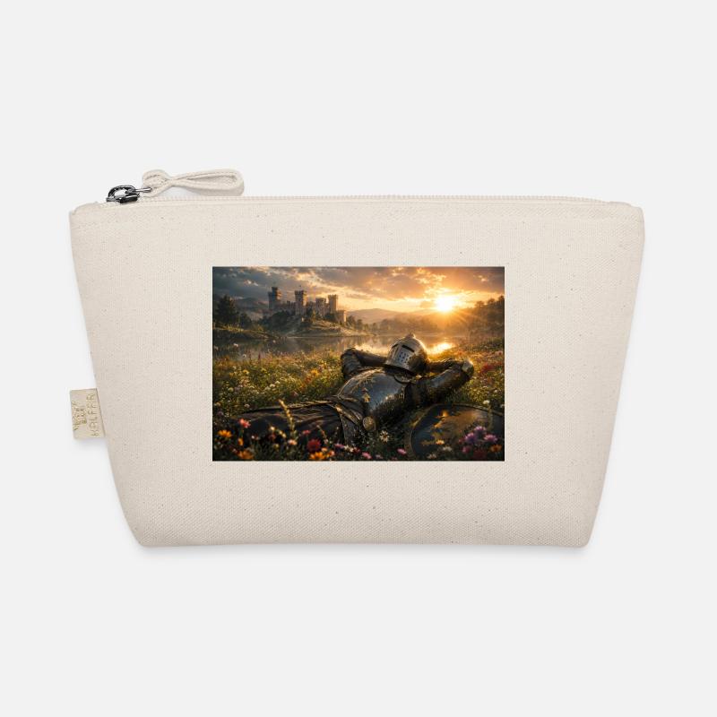 Sonnenuntergangsritter bei Castle Field Bio-Täschchen