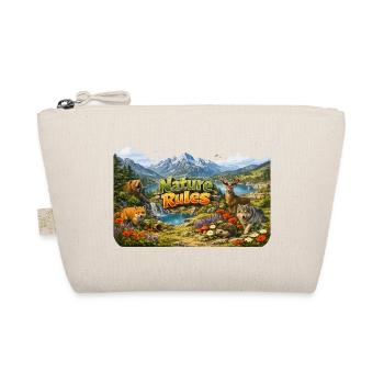 Nature Rules: Animals and Mountains - Organic Pouch - nature - Front