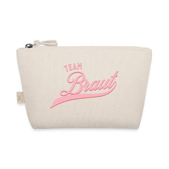 Team Bridal College Style! Bachelor Party Bridal Crew Design - Organic Pouch - nature - Front