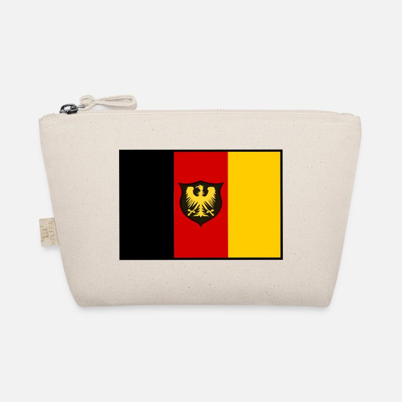 Drapeau de l’aigle NoirRedGold Shield Trousse biologique