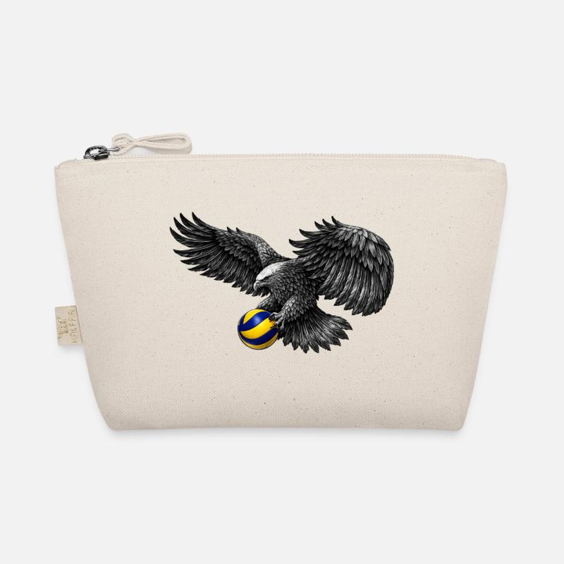 Eagle with volleyball Organic Pouch