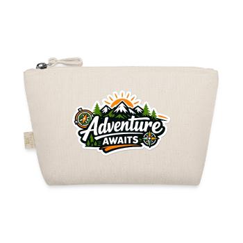 Adventure Awaits – Mountain Forest Compass - Organic Pouch - nature - Front