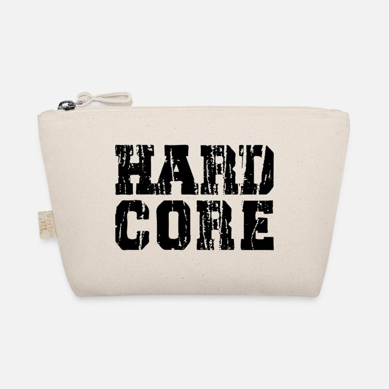Hardcore Diuseded et Bold Typography logo Trousse biologique