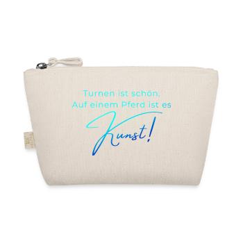 Turnen ist schön: Voltigieren ist Kunst - Bio-Täschchen - Natur - Vorne