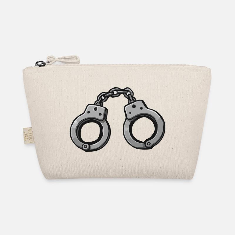 Handcuffs Graphic Organic Pouch