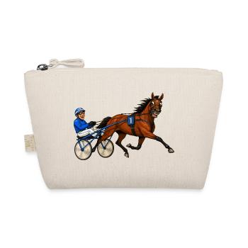 Laughing Trotter - Organic Pouch - nature - Front