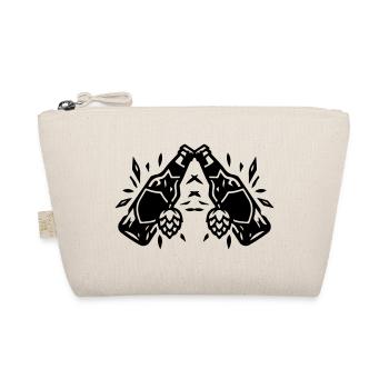Beer Bottle Beer Toast Cheers - Organic Pouch - nature - Front