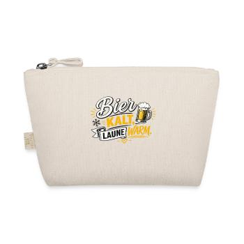 Beer cold, mood warm - Organic Pouch - nature - Front