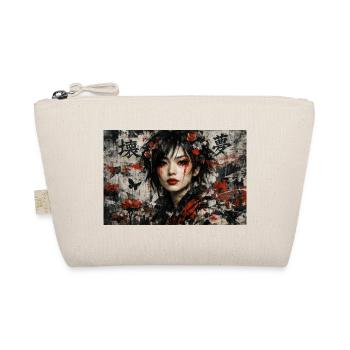 Asia Japan Punk Art Anime Girl Grunge Street Style - Bio-Täschchen - Natur - Vorne