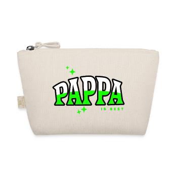 Papa Is Best Neon - Organic Pouch - nature - Front