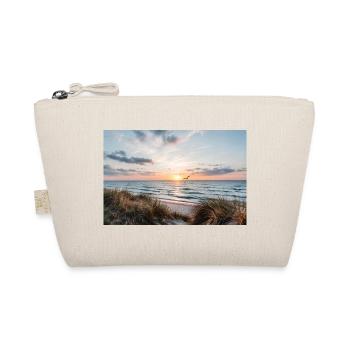 Sunset on the dune beach - Organic Pouch - nature - Front