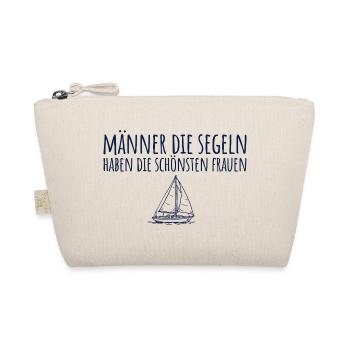 Männer die Segeln haben die schönsten Frauen - Bio-Täschchen - Natur - Vorne
