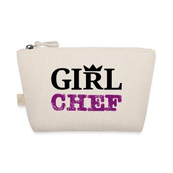 Girl Chef - Statement Design & Typografie - Bio-Täschchen - Natur - Vorne
