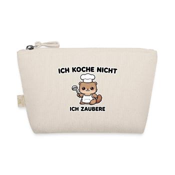 ch koche nicht ich zaubere - Koch Design - Bio-Täschchen - Natur - Vorne