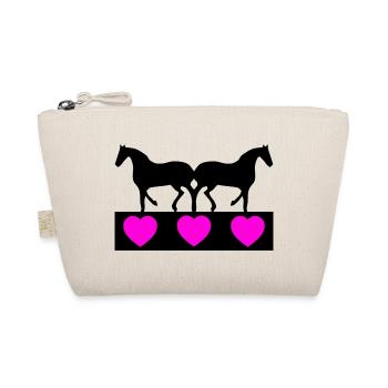 horses - Organic Pouch - nature - Front