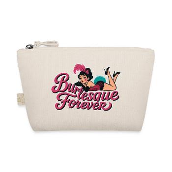 Burlesque Forever: Vintage Pin-Up Beauty - Organic Pouch - nature - Front