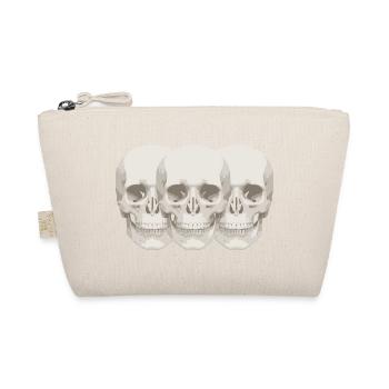 neoclassical Skulls - Organic Pouch - nature - Front