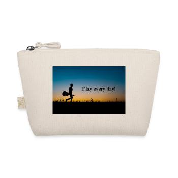 Play every day Evening light - Organic Pouch - nature - Front