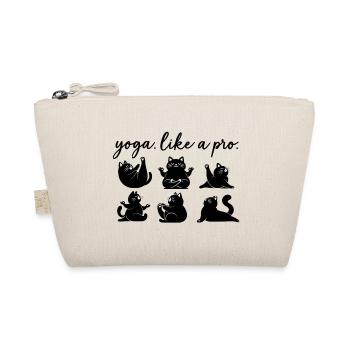Yoga Cats Drôle Chat Yoga comme un pro - Trousse biologique - nature - Devant