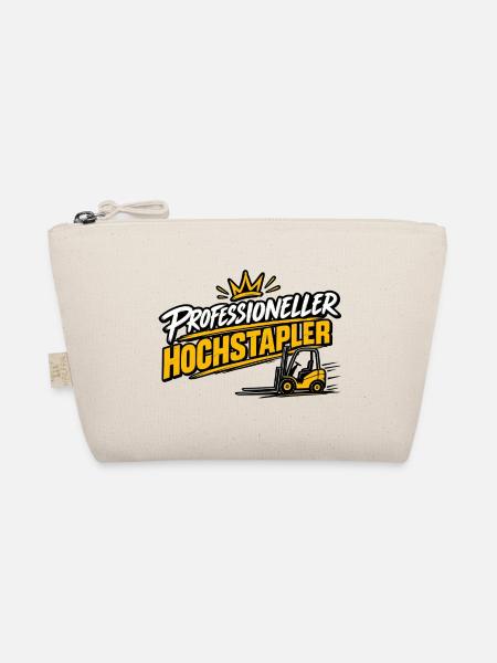 Professioneller Hochstapler – Staplerfahrer - Bio-Täschchen - Natur
