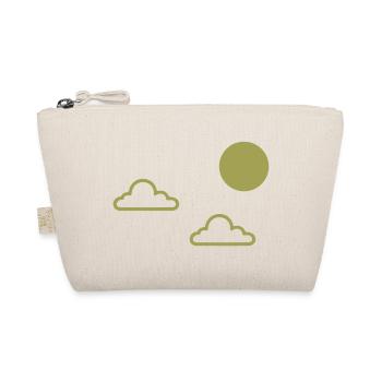 Wolken und Sonne  - Bio-Täschchen - Natur - Vorne