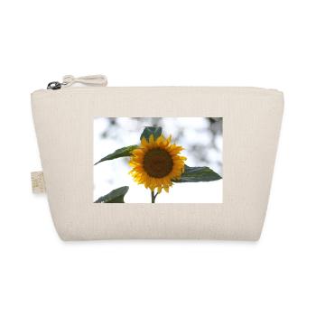 Sonnenblume im klaren Himmel - Bio-Täschchen - Natur - Vorne