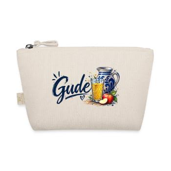 Gude – Hessenliebe mit Bembel & Geripptem - Bio-Täschchen - Natur - Vorne