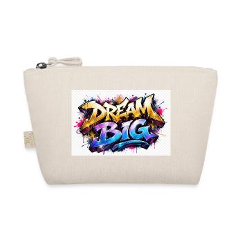 Dream Big Graffiti Druckkunst - Bio-Täschchen - Natur - Vorne