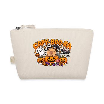 Capybara Halloween - Capy-Boo-Ra - Bio-Täschchen - Natur - Vorne