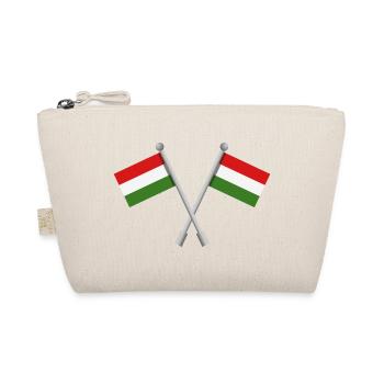 Ungarische Flagge - Bio-Täschchen - Natur - Vorne