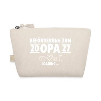 Beförderung zum Opa 2027 loading - Bio-Täschchen - Natur - Vorne