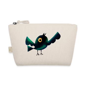 Nachtvogel im Wald  - Bio-Täschchen - Natur - Vorne