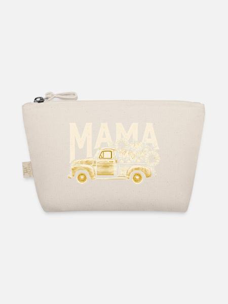 Vintage Mama Fall Truck - Bio-Täschchen - Natur