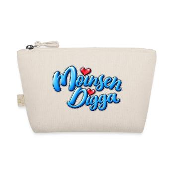 Moinsen Digga Herzdesign - Bio-Täschchen - Natur - Vorne