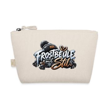 Frostbeule mit Stil - Bio-Täschchen - Natur - Vorne