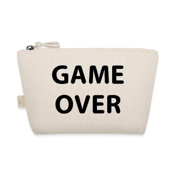 Game Over Gamer minimalistisch - Bio-Täschchen - Natur - Vorne