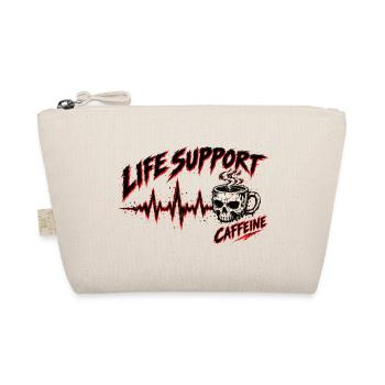 Life Support Skull Coffee Tee - Bio-Täschchen - Natur - Vorne