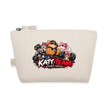 Katzenteam stärker zusammen - Bio-Täschchen - Natur - Vorne