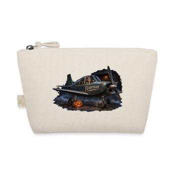 Flightmare – Verfluchtes Vintage-Flugzeug, Halloween - Bio-Täschchen - Natur - Vorne