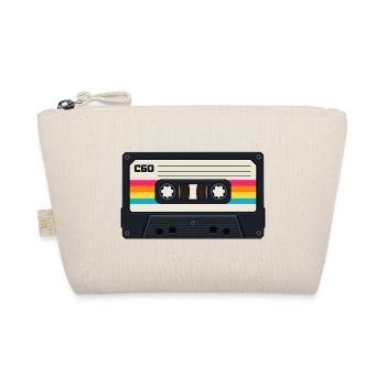 80s Cassette - Bio-Täschchen - Natur - Vorne