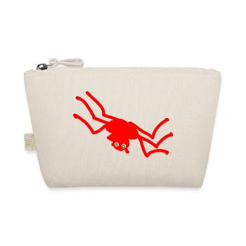 Spinne - Bio-Täschchen - Natur - Vorne